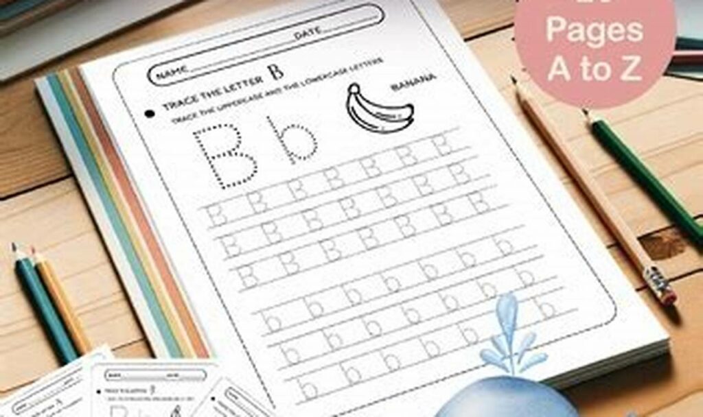 abc tracing workbook for early learners