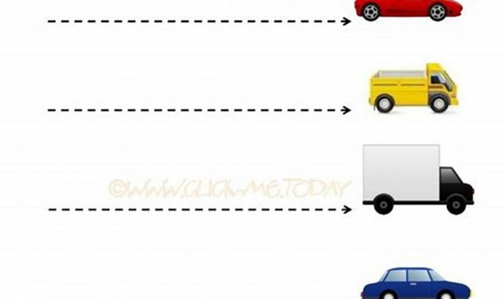 horizontal line tracing worksheets free