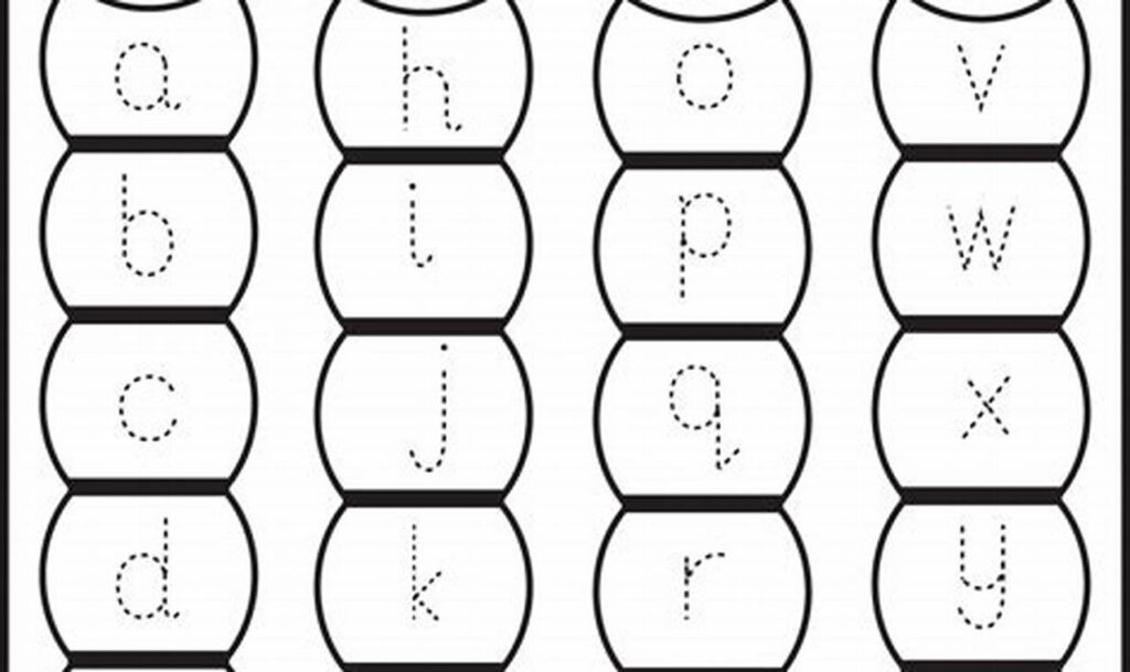 alphabet tracing printables for summer