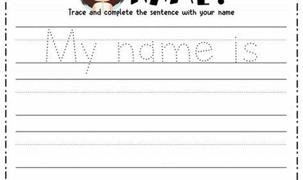my name is tracing worksheet generator