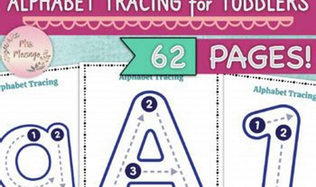 alphabet tracing sheets for busy binders
