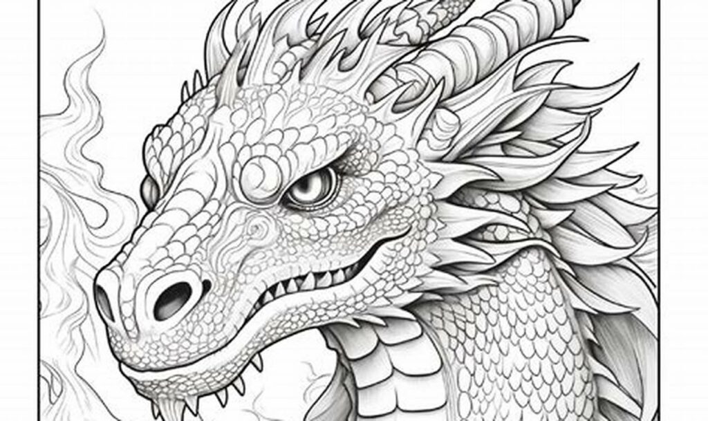 magical creatures tracing pages (dragons