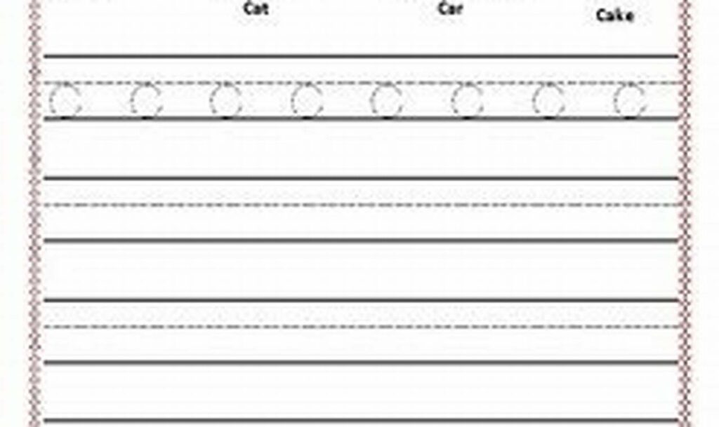 tracing letters for hand-eye coordination