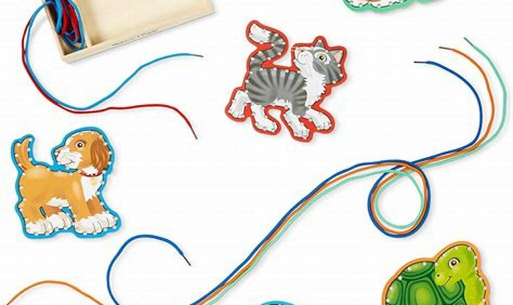 tracing and lacing cards for fine motor