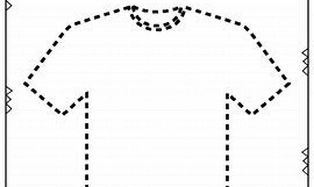 clothing theme tracing printables