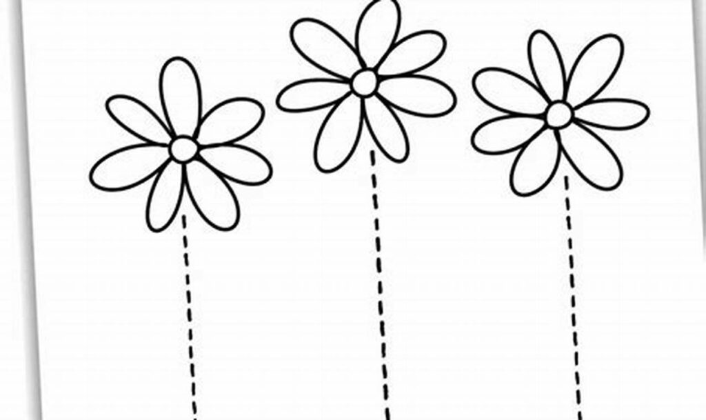 shapes in nature tracing worksheets