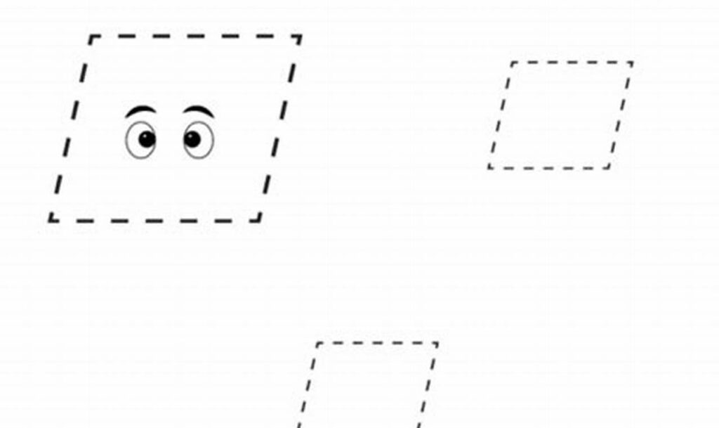 Trace It! Rhombus & Parallelogram Tracing Fun