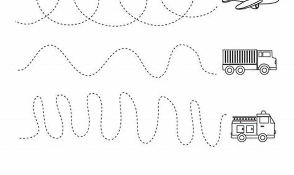 free pre-writing tracing paths with shapes
