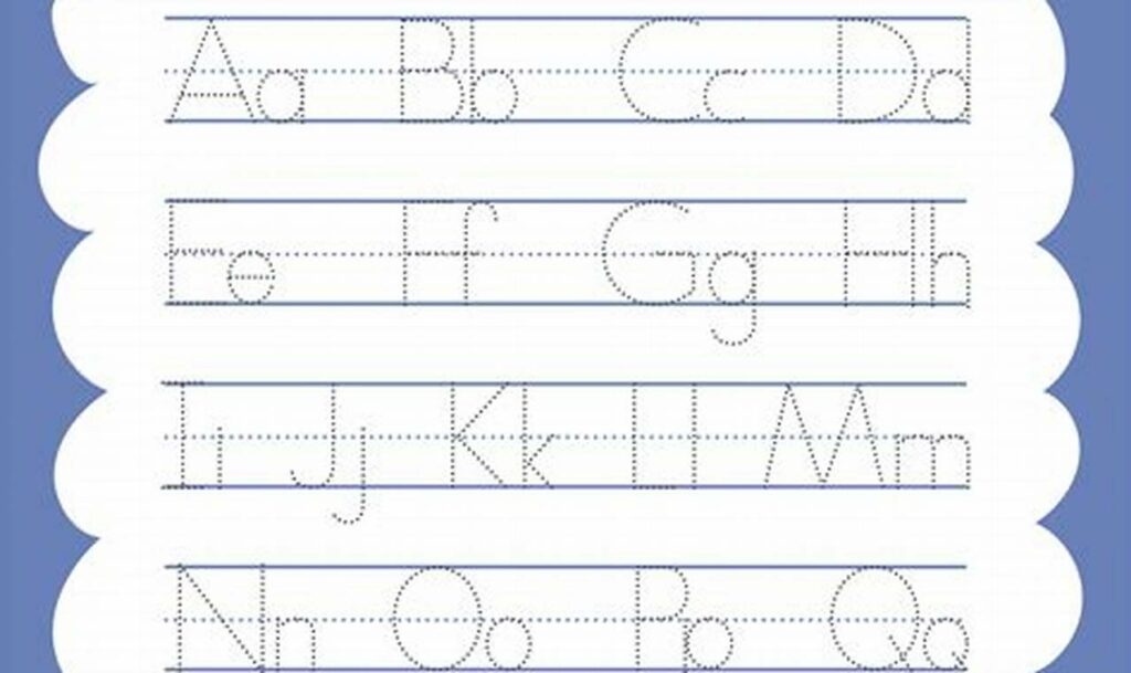 monthly letter tracing workbooks