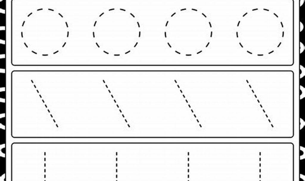 pre-writing strokes and shapes worksheets
