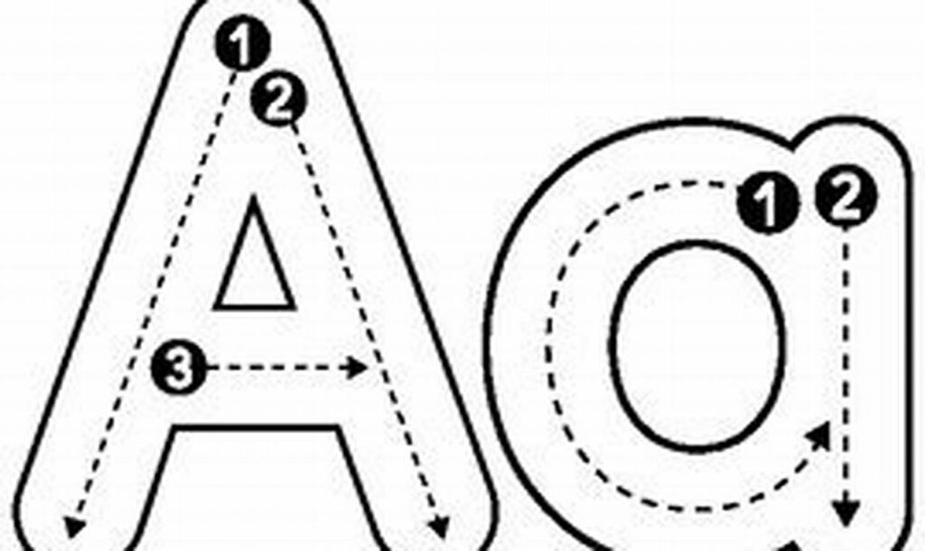 letter tracing guides for educators