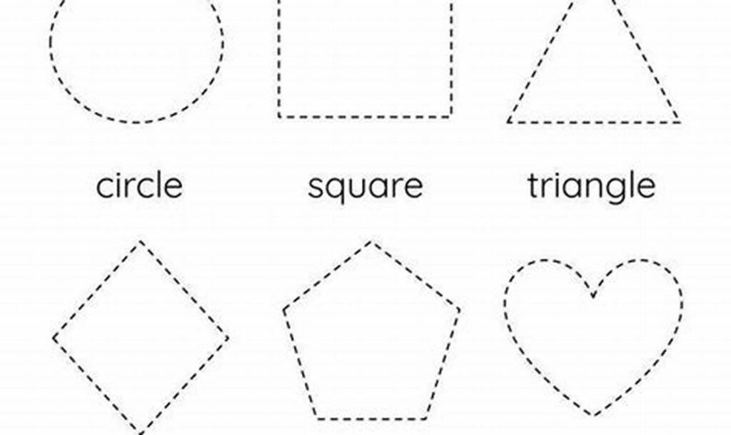 shape tracing for kindergarten readiness