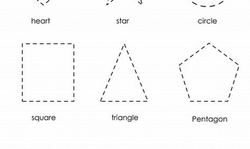 shape tracing with directional arrows