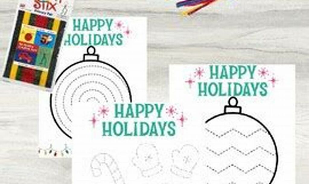 fine motor tracing with wikki stix
