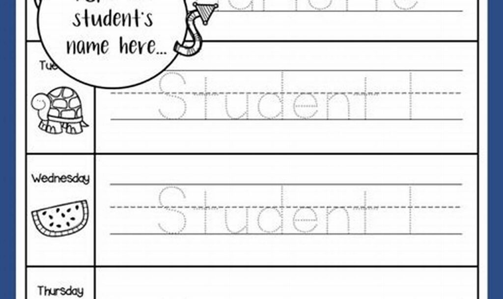 name tracing practice for daily sign-in
