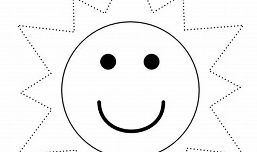 Fun Sun Tracing Worksheets for 2 Year Olds: Pre-Writing!