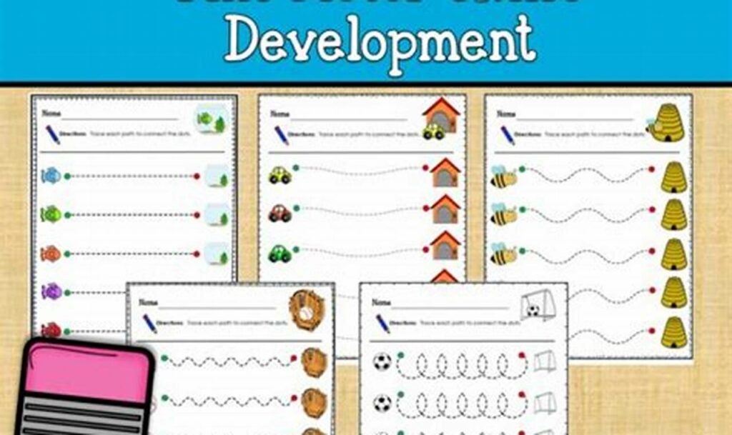Boost Fine Motor Skills: Simple Line Tracing Fun!