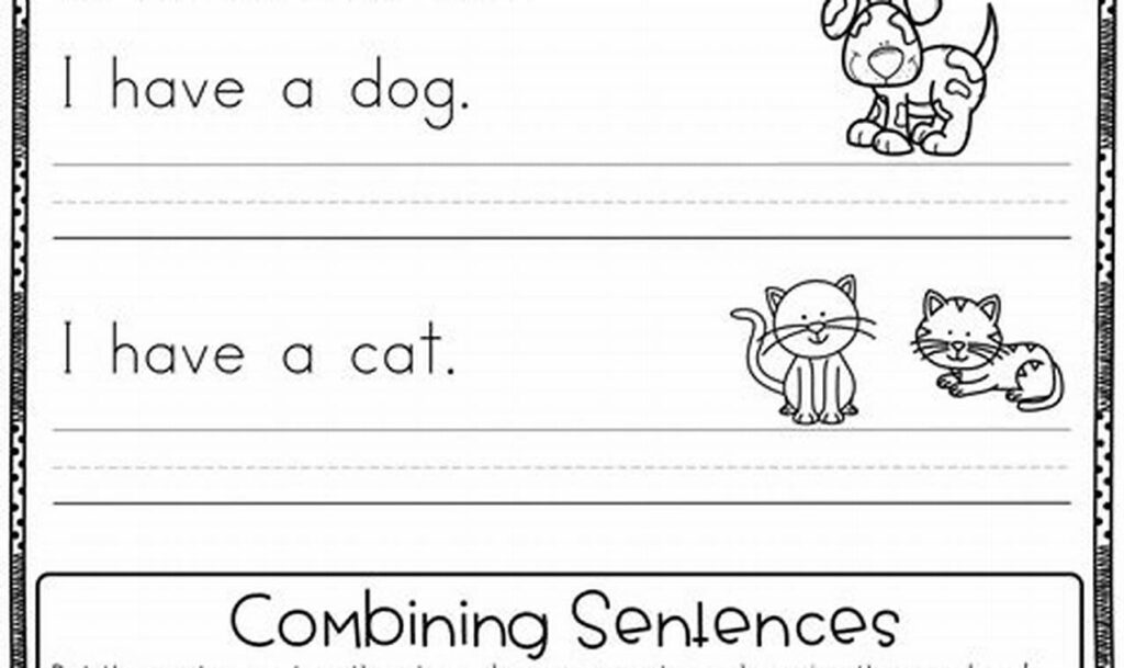 Fun Tracing Sentences: Kindergarten Handwriting Skills!