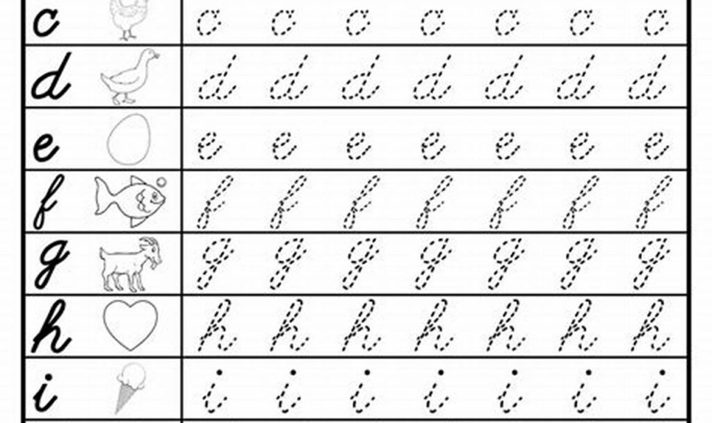 Free Cursive Tracing for Kindergarten: Printables + Skills