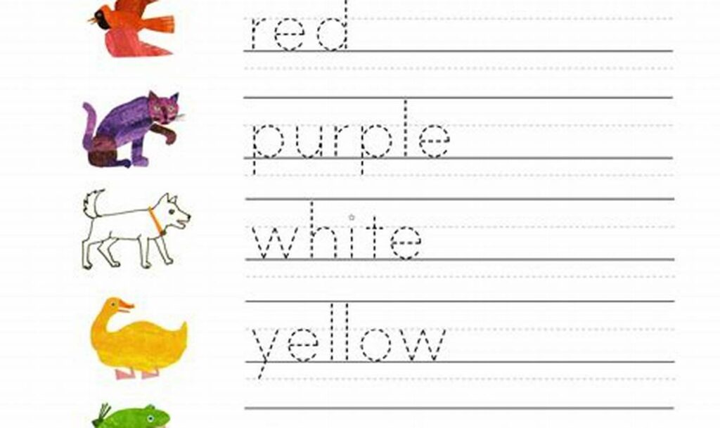 Fun Picture Word Tracing for Kids - Pre-Writing Boost!