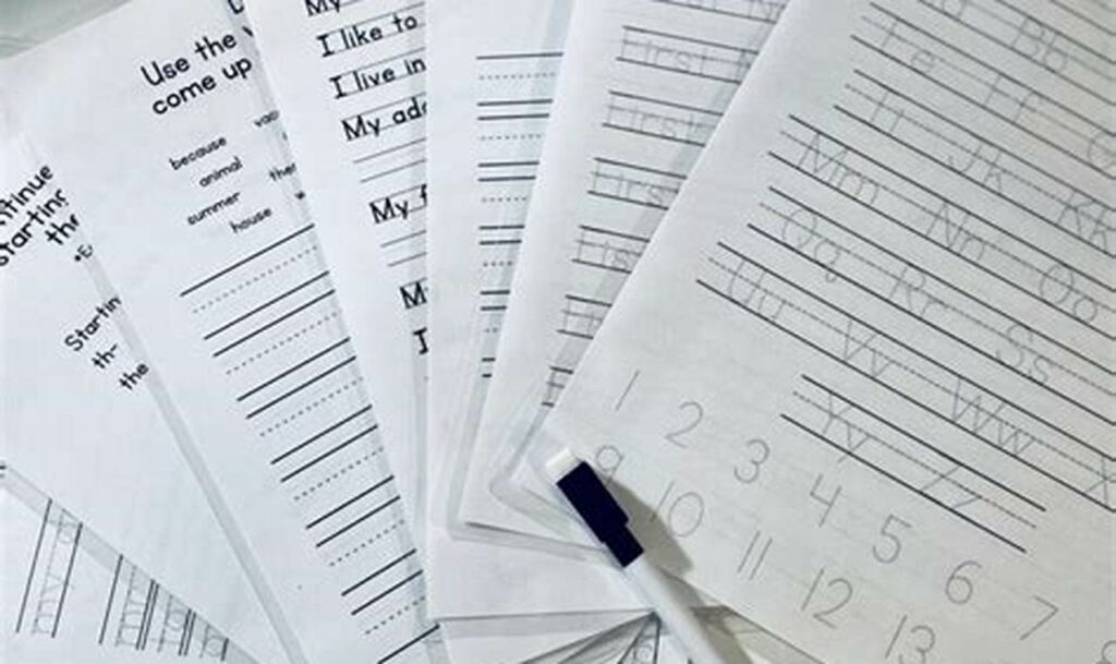 Durable Laminated Tracing Sheets: Build Fine Motor Skills!