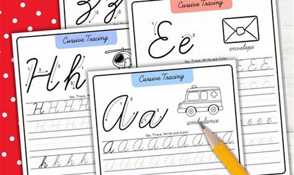 Free Cursive Tracing: Worksheets for Early Learners Fun!