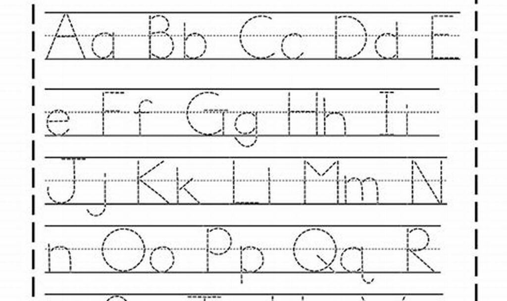 Free Alphabet Tracing Pages for Kindergarten: Fun Pictures!