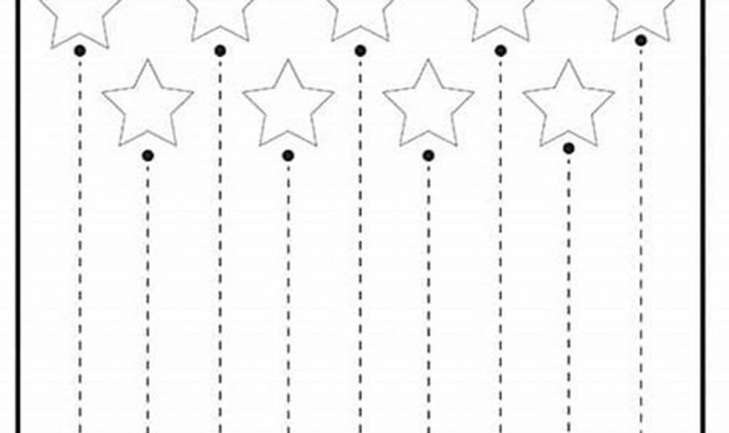 Free Vertical Line Tracing for Kids: Draw Straight!