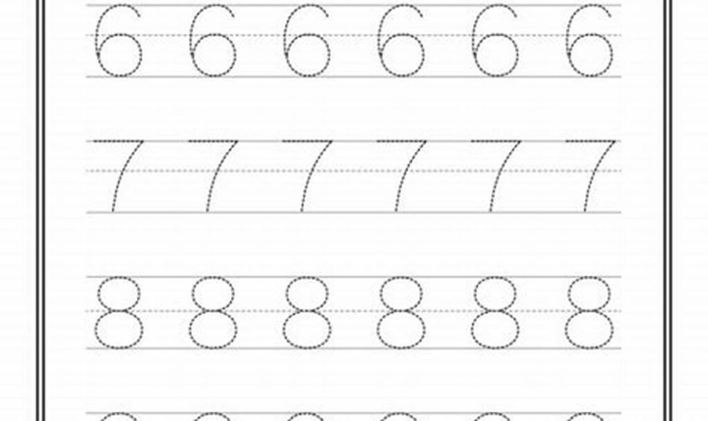 Trace & Learn: Number Tracing 6-10 for Kindergarten Fun!