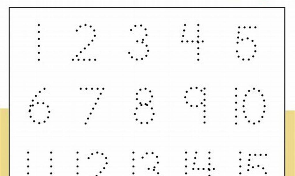 Learn & Trace: Kindergarten Number Tracing with Dots Fun!