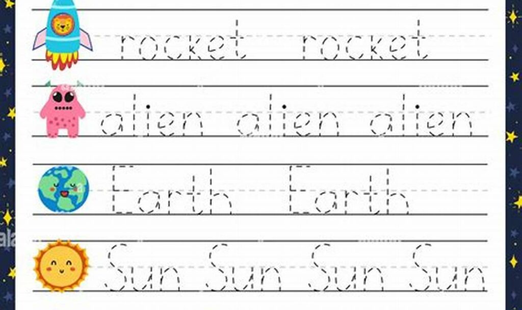 tracing gently words for kids