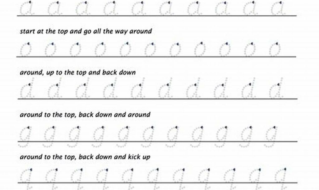 Free Letter Formation Tracing for Young Children - Printables!