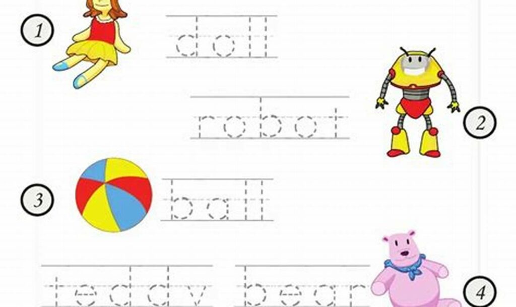 Fun Toy Tracing Sheets for Kids: Learn & Play!