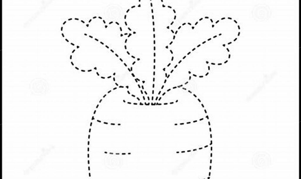 Fun Carrot Tracing Sheets for Kids: Fine Motor Skills!