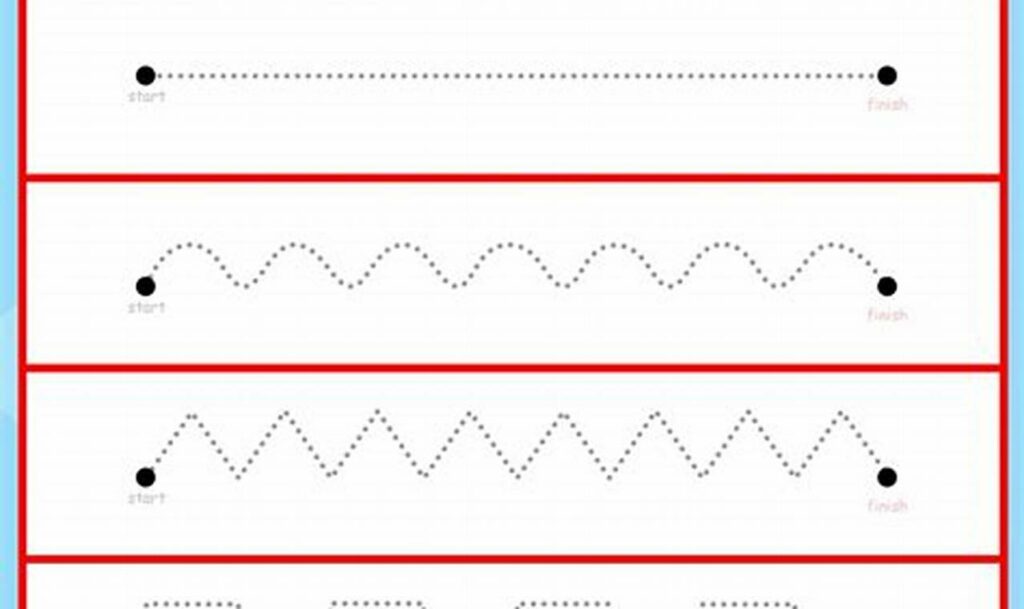 Trace with Ease: Line Control Tracing Worksheets for Kids - Fun!