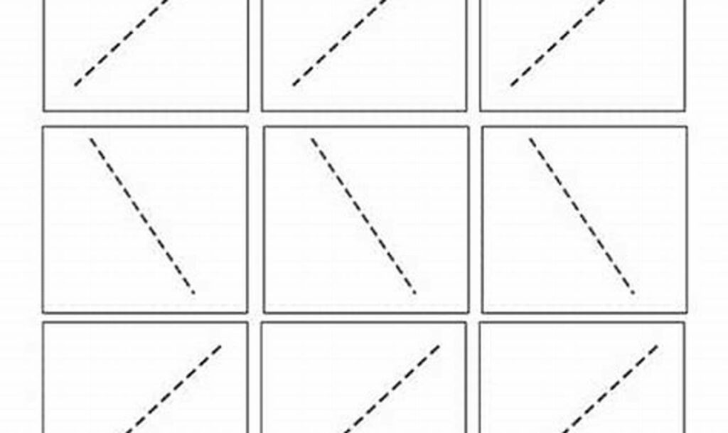 Practice Straight Lines: Pre-Writing Tracing Skills