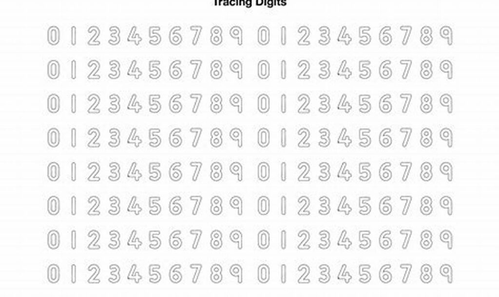 Easy Thick Outline Tracing for Young Children: Printables