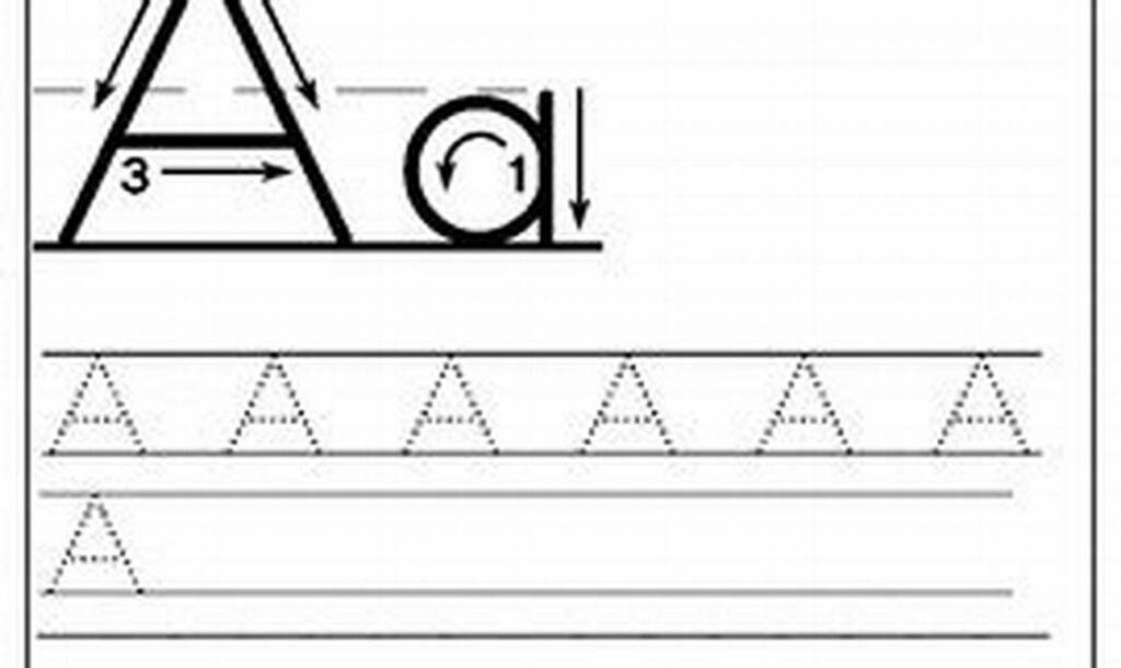 Free A-Z Letter Formation Tracing Worksheets for Kids!