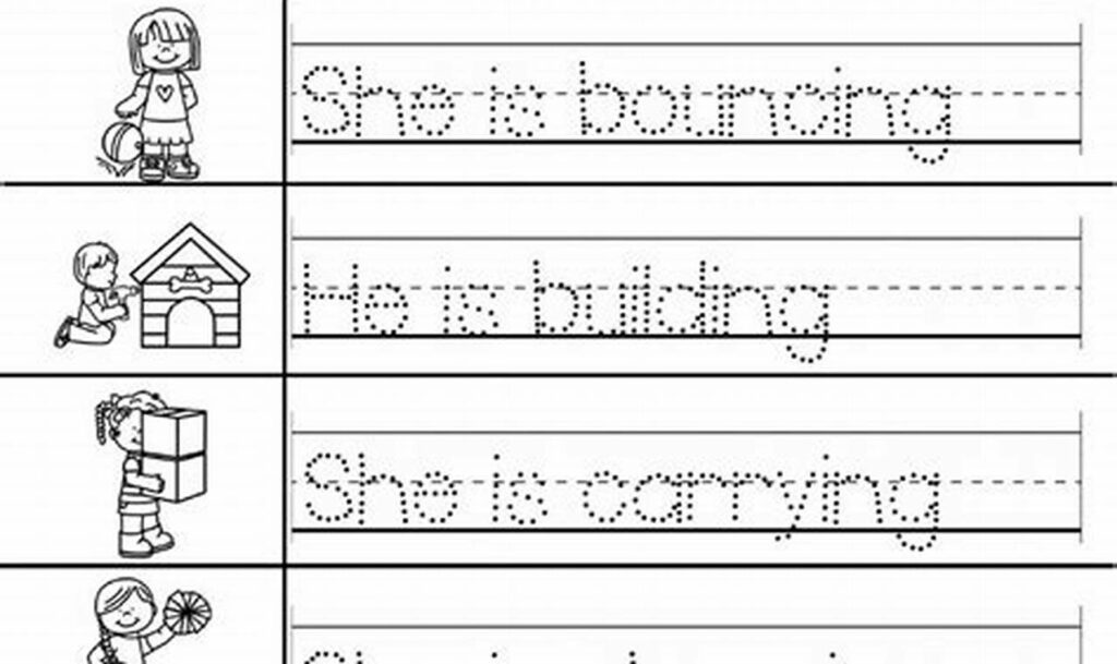 Best Sentence Tracing for 2 Year Olds: Fun Sheets!