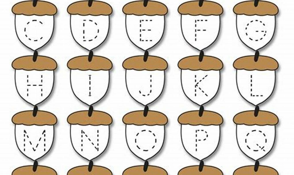 Fun Fall Tracing for Kindergarten | Fine Motor Boost