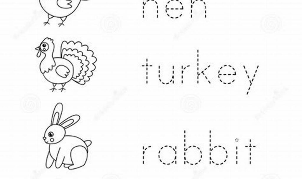 Fun Farm Animal Trace for Kids: Fine Motor Fun!