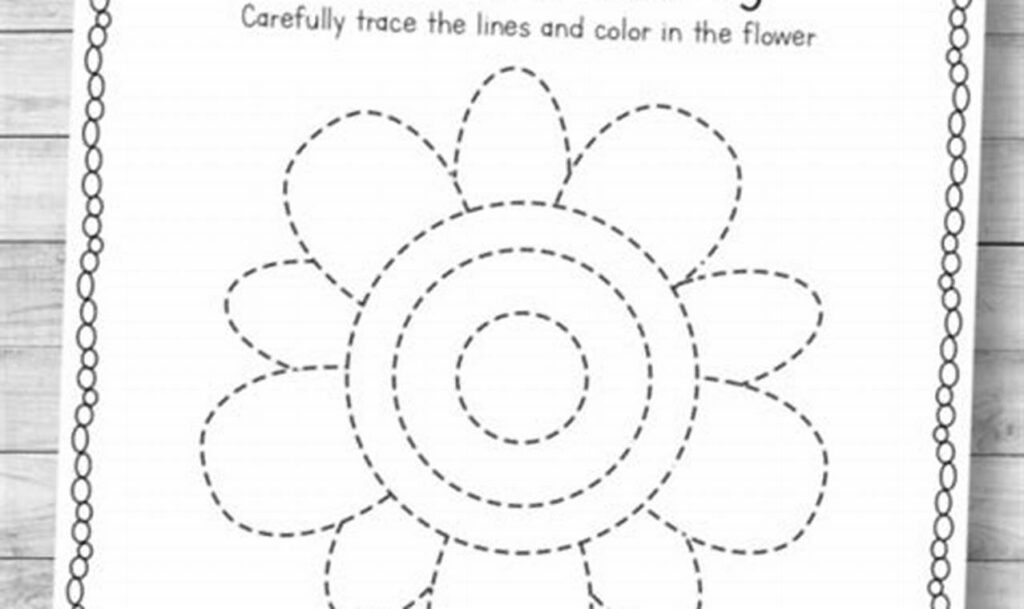 Free Flower Tracing: Spring Printables for Toddlers!