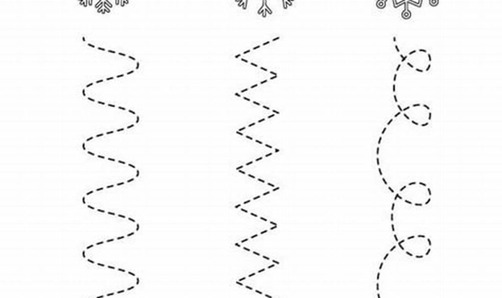 Fun Free Printable Tracing Worksheets for 4 Year Olds!