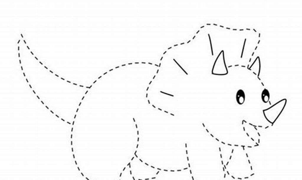 Dino Fun: Dinosaur Trace & Learn for Kindergarten Skills
