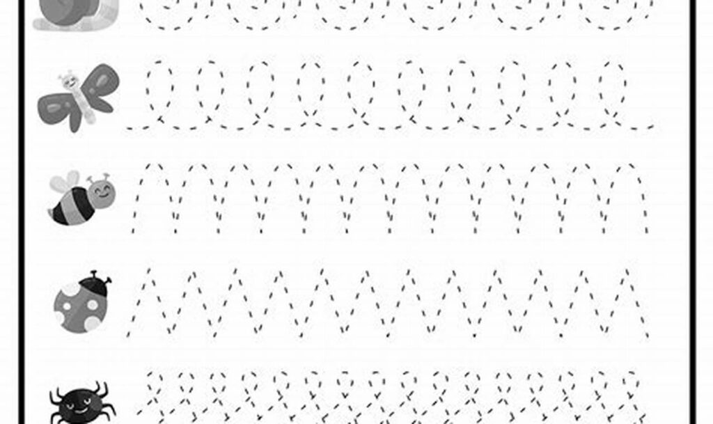 download free printable pre-writing tracing activities for kids