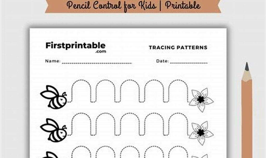tracing complex patterns for pencil dexterity