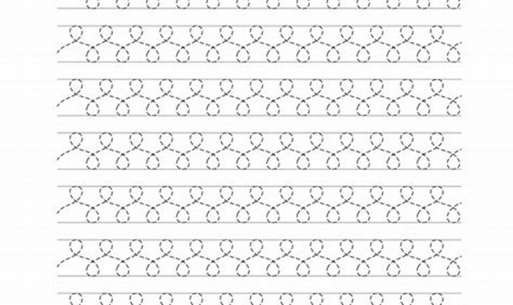 complex line tracing worksheets for handwriting