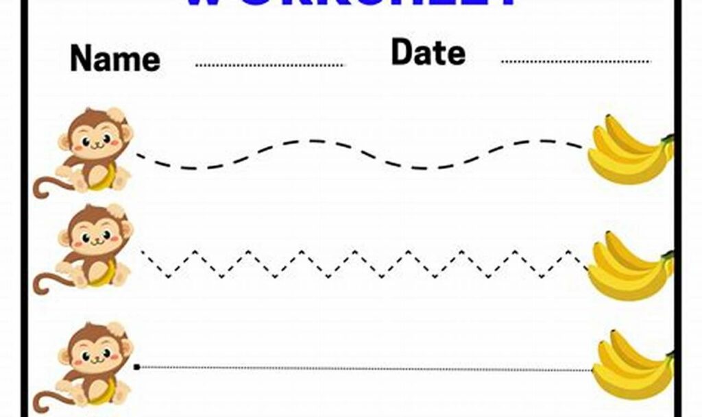 download free printable line tracing exercises