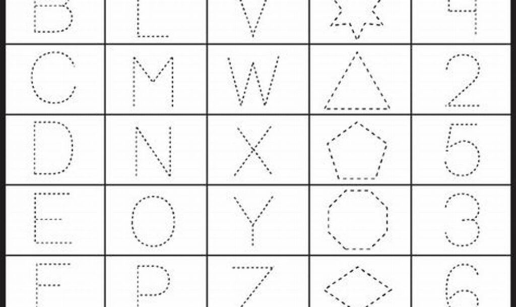 letter tracing worksheets for presentation skills