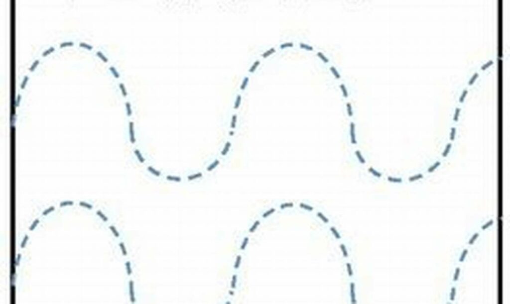 wavy line tracing worksheets for fine motor skills